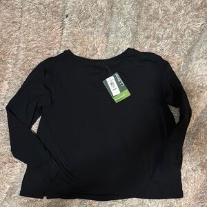 Black Long Sleeve Top